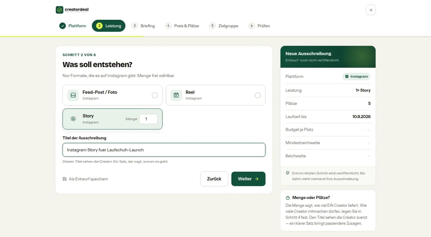 Step 2: deliverable
