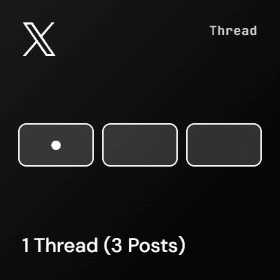 1 X Thread