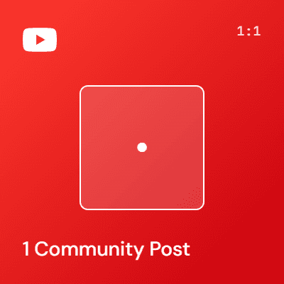 1 YouTube Community Post image
