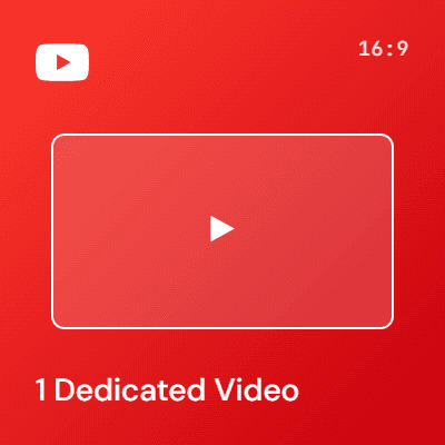 1 eigenes YouTube-Video