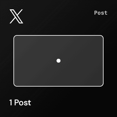 1 X Post